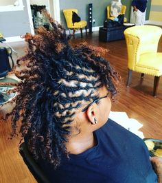 Dreadhawk Hairstyles, Medium Loc Updo Styles, Short Loc Mohawk Styles, Locs Mohawk Styles, Locs Mohawk Styles Women, Mohawk Loc Styles, Unique Loc Styles For Women, Mohawk Loc Styles Black Women