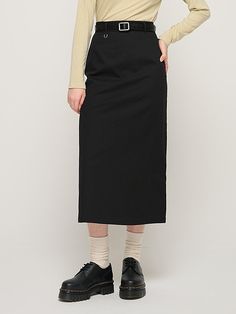 Composition : 100% CottonColor: BlackCountry of Origin : KOREA Midi Skirt Pencil, Skirt Black, Long Skirt, Midi Skirt, Composition, Pencil, Skirt, The Originals, Clothes For Women