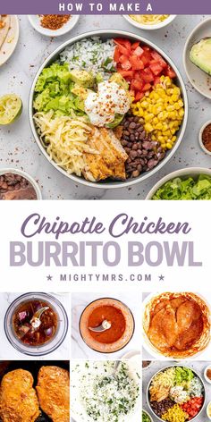 How to Make a Chipotle Chicken Burrito Bowl