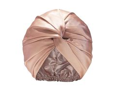 Turban - Pink – Slip Silk Turban, Mode Turban, Hair Turban, Satin Bonnet, Hair Bonnet, Celebrity Hair Stylist, Hair Wraps, Silk Hair, Christmas Countdown