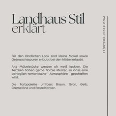 the back cover of an article about landhauss still erkrart, which is written in german