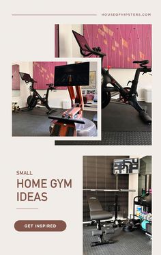 Essential mini home gym equipment to fit your small space. Find compact ideas to achieve your fitness goals in the comfort of your own home. Compact Gym, Vintage House Interior, Mini Home Gym, Cozy Neutral Living Room, Home Basement, Hipster Home Decor