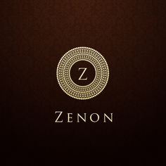 the letter z is inscribed in gold on a dark background with a circular pattern around it