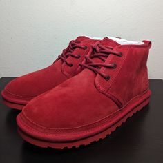 Ugg Men's Neumel Boots Authentic With Original Box Style 3236 Red Shoes Ugg, Mens Uggs, Ugg Shoes, Red Color, Original Box, Men's Shoes, Shoe Boots, Man Shop, Boots