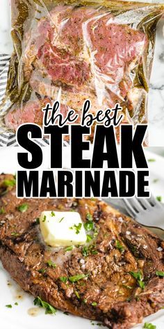 the best steak marinade recipe ever made and it's so easy to make