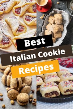 the best italian cookie recipes for christmas and new year's eve, from cookies to desserts