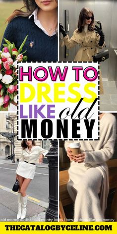 Master the old money style with our ultimate guide on how to dress like old money. Discover 15 essential tips to create the perfect old money outfit. From timeless elegance to sophisticated details, find the best old money outfit inspiration. Whether you're looking for a classic old money outfit, a chic old money ensemble, or a refined old money wardrobe, our guide covers it all. Elevate your style with the most elegant old money outfits, perfect for any occasion. Embrace the old money aesthetic with these outfit ideas and elevate your fashion game. old money outfits | old money looks | how to dress like old money | old money tops | old money dress | old money outfits 2024 | fall old money | winter old money | classy old money looks | old money date night outfits Old Money Tops, Dress Like Old Money, Fall Old Money, Elegant Old Money Outfits, Winter Old Money, Old Money Classy, Old Money Dress, Money Dress, Old Money Outfits