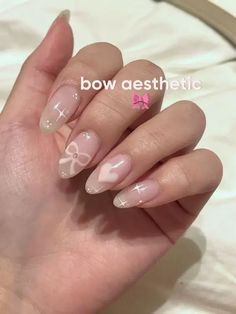 #nailinspo#bows#pink#aestheticnails Bow Nails, Bows Pink, Lovely Nails, Cute Bow, Nails Inspo, Cute Bows, Nail Inspo, Nail Art