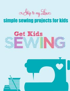 the sewing app for kids is open and showing how to sew