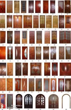 various types of doors and windows