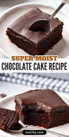 Enjoy this simple and delicious one-bowl Chocolate Cake recipe. This is a super moist, soft, and tender cake with intense chocolate flavor. You’ll definitely like this melt-in-your-mouth texture. Topped with chocolate frosting, this Super Moist Chocolate Cake is perfect for chocolate lovers. With minimal effort, you’ll have an incredible cake in less than an hour. Hershey Chocolate Cakes, Super Moist Chocolate Cake, Fruit Cupcakes, Cake Recipe Moist, Chocolate Cake Recipe Moist, Keto Cakes, Keto Chocolate Cake, Postre Keto, Chocolate Cake Recipes