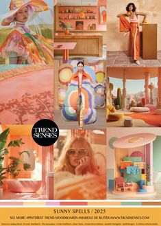 SUNNY SPELLS // 2025 – Trendsenses Ss25 Trend Forecast, Wgsn Trend Forecast 2024/2025, Ss2025 Fashion Trends, Trend Template, Peter Tarka, Color 2025