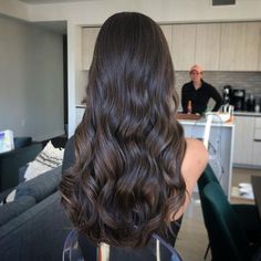 Asian Hair Curls Waves, Loose Waves With Curtain Bangs, Lose Waves Long Hair, Soft Beach Waves Long Hair, Soft Waves Dark Hair, Long Hair Soft Waves, Soft Long Curls, Long Soft Waves Hair, Slight Waves Hair