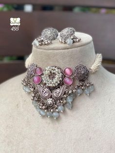 Vintage Indian Jewelry, Wedding Jewellery Designs, Unique Wedding Jewelry, Bridal Jewellery Inspiration, Wedding Jewelry Sets Bridal Jewellery, Silver Jewelry Accessories