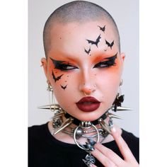 A New In Packaging Lipstick From Killstar. Feel Free To Ask If You Have Any Questions! Maquillage Goth, Alt Makeup, Halloween Eye Makeup, Face Art Makeup, Graphic Makeup, Magical Makeup, Halloween Makeup Inspiration, Cool Makeup Looks, Dope Makeup