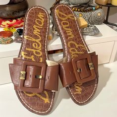 In Excellent Condition Never Worn Flat Color, Sam Edelman Shoes, Sam Edelman, Women's Shoes Sandals, Shoes Sandals, Women Shoes, Sandals, Women Shopping, Color