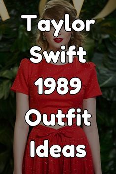 taylor swift 1989 outfit ideas on the cover of taylor swift's album, 1989