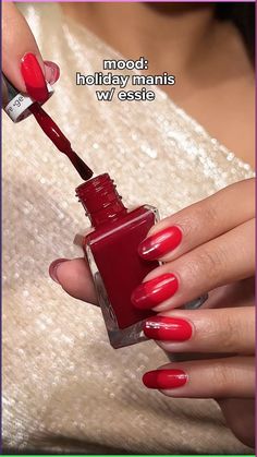 nail the holidays with an essie mani for every mood 💅🏽 give the gift of essie, or treat yourself Beauty Maintenance, Stars Converse, 2025 Style, Nail Hacks, Green Nail Designs, Smink Inspiration, Thanksgiving Nails