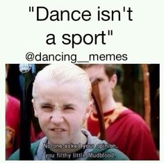 an image of a man with a funny expression on his face and the caption dance isn't a sport @ dancing _ memes