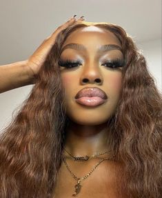 Brownskin Girl, Big Lips Natural, Flawless Face Makeup, Uk Makeup, Face Beat Makeup, Makeup Black Women, Makeup Glam, Brown Skin Makeup, Glam Makeup Look