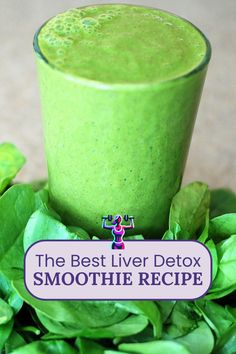 Give your liver the love it deserves with this powerful detox smoothie! Packed with nutrient-rich ingredients, this delicious recipe helps cleanse your system and boost your overall wellness. Click for the full recipe! 🥤🌿💚 #LiverDetox #HealthySmoothie #DetoxRecipe #CleanEating #WellnessTips #FabFitFem Smoothies For Liver Health, Smoothie Detox Cleanse 3 Day, Liver Juice Cleanse, Detox Liver Cleanse, Detox Smoothie Cleanse, Liver Cleanse Smoothie