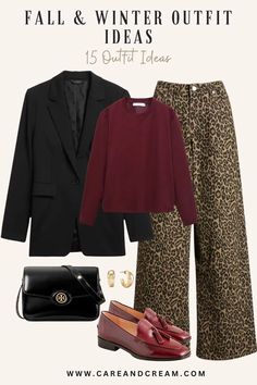 Cashmere Sweater Outfit, Winter Fashion Inspiration, Leopard Outfits, Leopard Jeans, Sweaters Black, Color Combinations For Clothes, Stylish Fall Outfits, Winter Outfit Ideas, Trendy Aesthetic