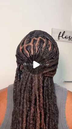 muny 🎈 | Content Creator on Instagram: "so cute & sleek ���😍 there's really nothing you can't do with locs! 
•
•
•
#reels #locs #locstyles #locstylesforwomen #explore #womenwithlocs #locstyle" Long Locs Hairstyles For Women, Long Locs Hairstyles, Dreadlock Wedding, Dreadlock Hairstyles For Women, Dreadlock Wedding Hairstyles, Locs Hairstyles For Women, Medium Locs, Long Loc Styles, Long Locs