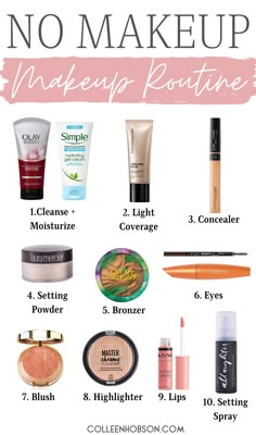 Basic Glowy Makeup, Natural Glowy Makeup Black Women, Best Makeup For Beginners, Natural Makeup Needs, How To Do Make Up For Beginners Natural, Best No Makeup Look, How To Natural Makeup, Simple No Makeup Makeup, Best No Makeup Makeup Products