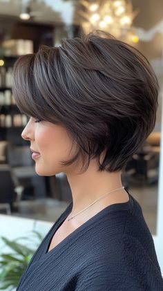 💎 Quick Short Layered Short Layered Haircuts | Elegant Magnificence Layered Haircuts For Women, Layered Short, Short Layered, Short Layered Haircuts, Short Layers, Hair Essentials, Beautiful Shorts, Busy Lifestyle, Trendy Shorts