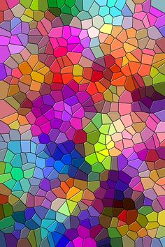 an image of a colorful mosaic background