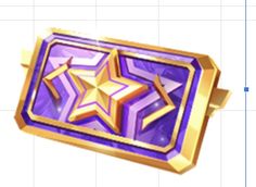 an image of a purple and gold star