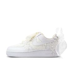 Add some edge to your shoe collection with these Openwork Lace Custom Air Force 1s. The intricate lace design adds a touch of finesse to these iconic sneakers. Stand out from the crowd and show off your unique sense of style with these one-of-a-kind kicks. Exactly as shown in the pictures. 📷 Brand New & Authentic. 💯 Hand Painted with attention to detail. 👨‍🎨 Waterproof and Flexible. ❤️ Unisex model. Please refer to the Size Chart. 👟👫 Free Worldwide Shipping. ✈️🌍 Elegant Sneakers, Iconic Sneakers, Air Force 1s, Custom Air Force 1, Sneaker Games, Air Force 1 Low, Custom Sneakers, Sneaker Collection, Lace Patterns