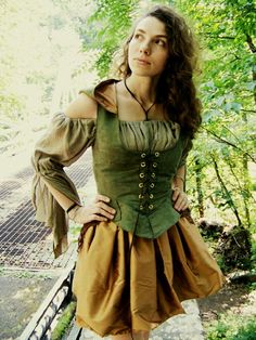 Fantasy Garb, Medieval Garb, Medieval Costume, Dress Sleeve Styles, Medieval Clothing, Fantasy Dress