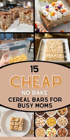 the top ten cheap no bake cereal bars for busy moms