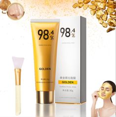 Its Formula Aims To Minimize Signs Of Aging, Targeting Wrinkles And Fine Lines. Peel-Off Anti-Wrinkle Face Mask Gently Lifts And Smooths,And Tighter Version Of You. [Deep Cleaning] Gold Peel Off Mask Adsorbs Impurities, Penetrates Deep Into Pores, Effectively Draws Out Blackheads And Removes Dirt And Excess Oil. When You Take Off Your Mask, It's Like Peeling Off A Layer Of Pressure From Your Face. Giving Skin Deep Cleansing And Spa-Like Care. [98.4% Gold Foil Element] This 98.4% Gold Peeling Wri Anti Wrinkle Face Mask, Gold Face Mask, Peel Off Mask, Deep Cleansing, Makeup Items, Facial Masks, Blackheads, Anti Wrinkle, Skin Care Women