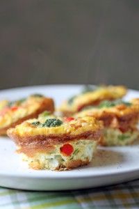 small quiche cups on a white plate