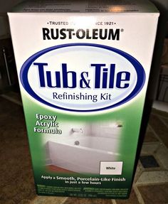 a box of tub and tile refinishing kit