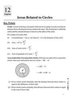 the area related to circles worksheet is shown in this manual, which shows