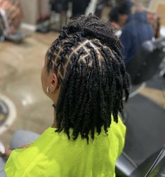 Short Locs Black Women Styles, Small Locs With Extensions, Starter Locs Styles Half Up Half Down, Loc Styles For Girls Locks, Short Locs Hairstyles Short Locs Hairstyles Updo, Dread Styles Women Short, Loc Styles For Beginners, Dreds Locs Black Women Styles Short, Short Dread Locs Styles