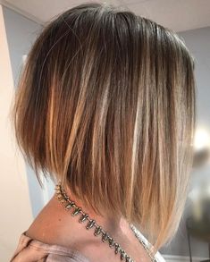 Inverted Bob Haircuts, Line Bob Haircut, Inverted Bob, Hair Makeover, Haircut For Thick Hair, Short Blonde