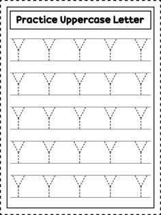 practice uppercase letter worksheet