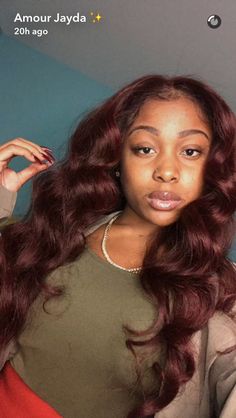 Black Women Hair, Sew In Hairstyles, Goddess Hairstyles, Burgundy Hair, Hair Laid, Hair Crush, Baddie Hairstyles, Hair Inspo Color, Black Girls Hairstyles