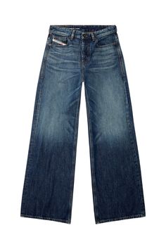 Straight Jeans 1996 D-Sire 09H59 Oversized Jeans, Jeans Dark Blue, Jean Straight, Diesel Jeans, Dark Blue Jeans