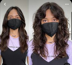 Curly Wavy Hair With Bangs, Hair Healthy Tips, Long Hair Healthy, Wavy Hair With Bangs, City Girl Aesthetic, Bangs Wavy Hair, Curly Wavy Hair