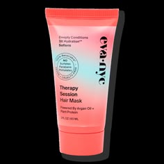 Travel Size Therapy Session Hair Mask - THERAPY SESSION MASK 2.0OZBenefitsDeeply conditions, hydrates, and delivers 48-hour smoothnessThis rich, creamy formula melts into hair, while helping melt your troubles awayNow clinically proven to instantly repair hair, making it 2X stronger and 3X more hydrated after just one use.*Relax and unwind your way to shiny, healthier-looking hairCertified cruelty-free through Leaping Bunny, certified vegan, and certified GMO-freeFree of Sulfates, Parabens, Phth Purple Hair Streaks, Eva Nyc, Increase Hair Growth, Repair Hair, Nyc Travel, Hair Control, Brittle Hair, Nyc Trip, Skin Routine