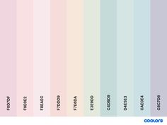 an image of the color scheme for different colors