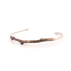 Chinese Chestnut, Twig Bracelet, Simple Cuff Bracelet, Jewelry Cleaning Solution, Precious Metal Clay, Eco Friendly Jewelry, Metal Models, Gold Bracelet Cuff, Metal Clay