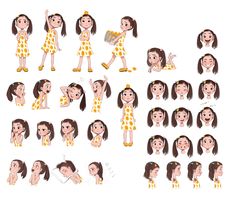 Expression Sheet, Children's Book Characters, Book Illustration Design