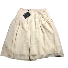 Masaki Matsuka Size 2/ M Pleats Pleated Skirt Knee Length Beige Retail $247 New With Tags. Pleated Skirts Knee Length, Skirt Knee Length, Pleated Skirt, Knee Length, Womens Skirt, Size 2, Skirt, Cream, Tags