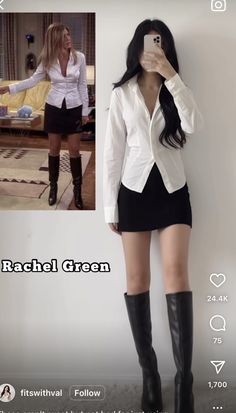 Looks Hip Hop, Rachel Green Outfits, 90’s Outfits, 90s Inspired Outfits, Classy Casual Outfits, Friend Outfits, Short Shorts, Outfits Casuales, Cute Casual Outfits